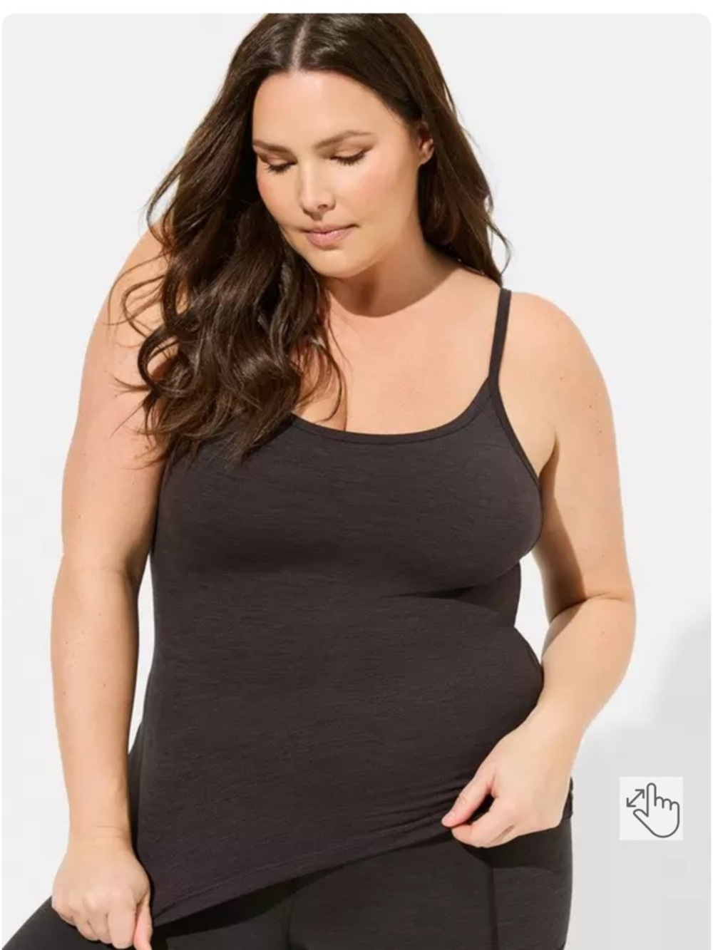 Torrid active super soft performance active cami 1x nwt
